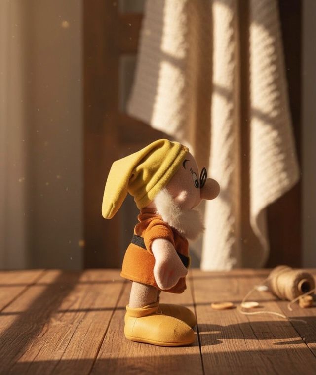 Enanito de peluche. Listo para regalar.