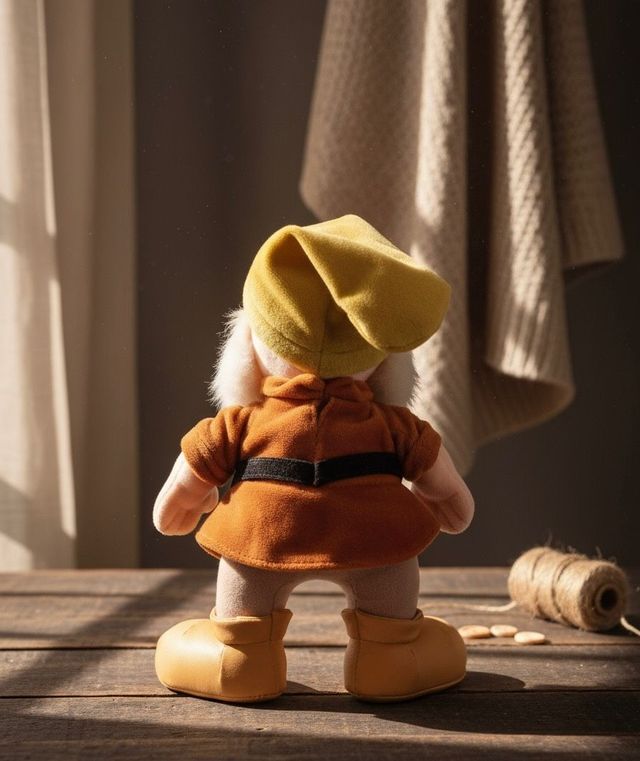 Enanito de peluche. Listo para regalar.