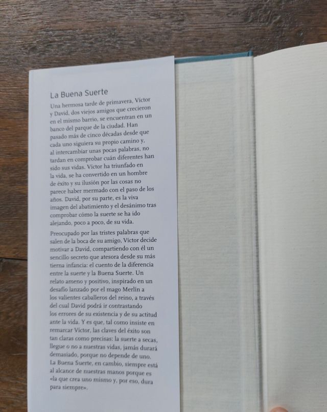 La buena suerte. Nuevo. Tapa dura