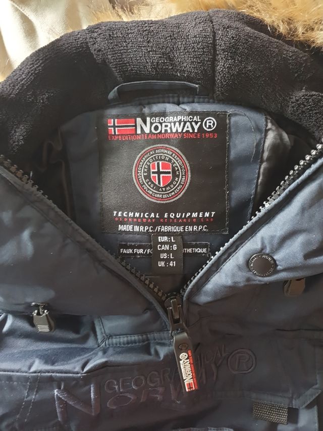 Geographical norway parka talla L