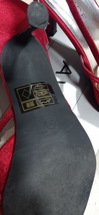 Zapatos fiesta, t. 39