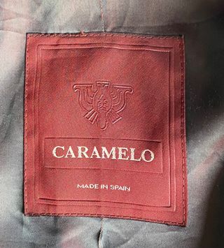 Abrigo Caramelo de lana y alpaca talla 50