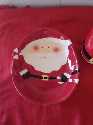 Plato y taza Navidad