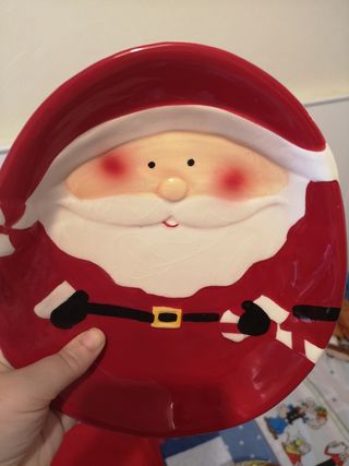 Plato y taza Navidad