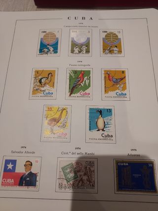 Colección CUBA 1971-1979 sellos