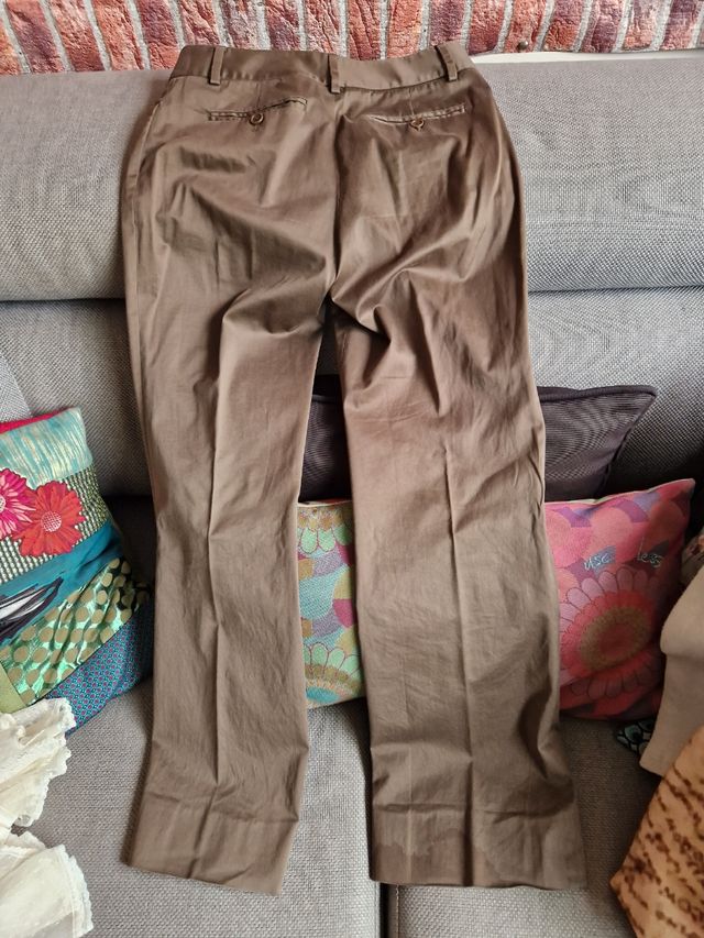 Pantalón marrón Massimo Dutti Woman