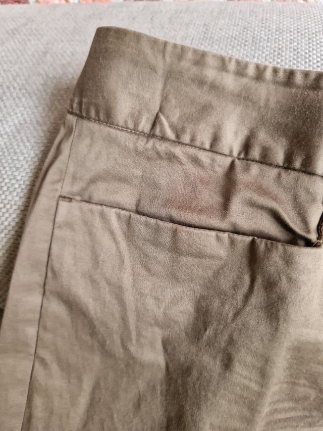 Pantalón marrón Massimo Dutti Woman