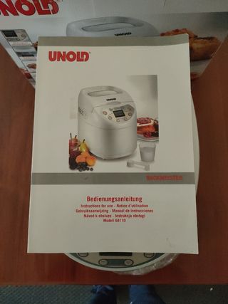 Panificadora nueva. Marca Unold.