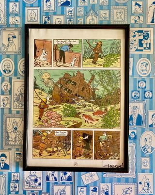 Cuadro de Tintin