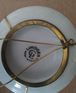 Coppia di piatti Limoges Fragonard