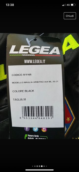 Maglia calcio Legea