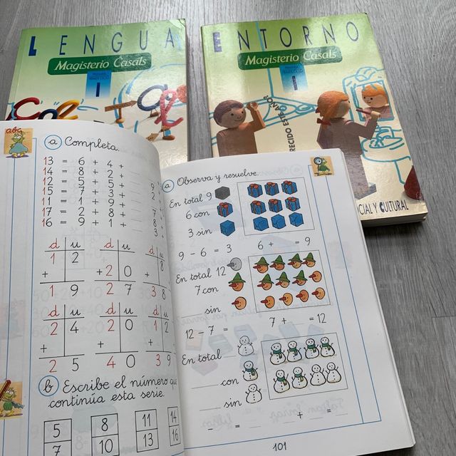 Primo anno di scuola elementare. Magistero Casals. 1992