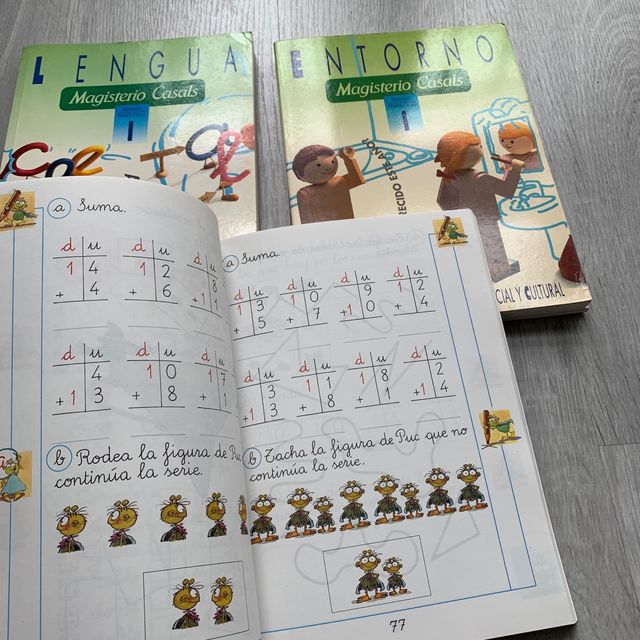 Primo anno di scuola elementare. Magistero Casals. 1992