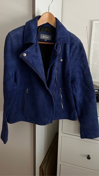 🧥🧥🧥 CAZADORA ANTE AZUL