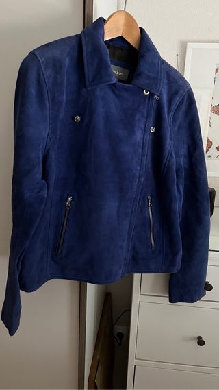 🧥🧥🧥 CAZADORA ANTE AZUL