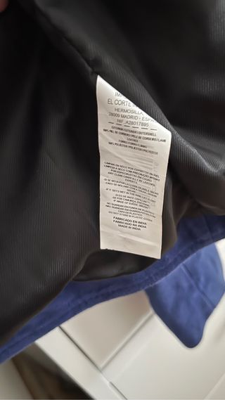 🧥🧥🧥 CAZADORA ANTE AZUL