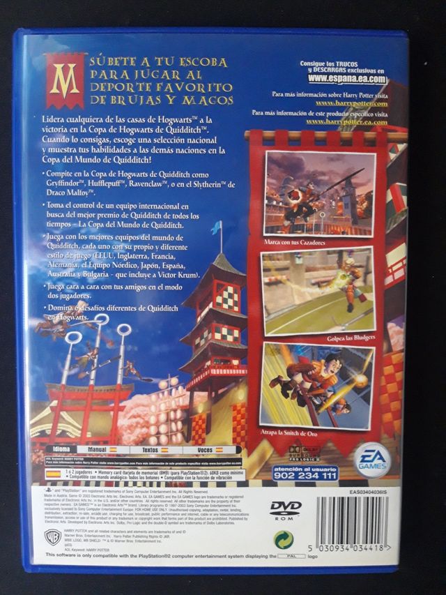 🆕➡️ Quidditch de Harry Potter ps2.