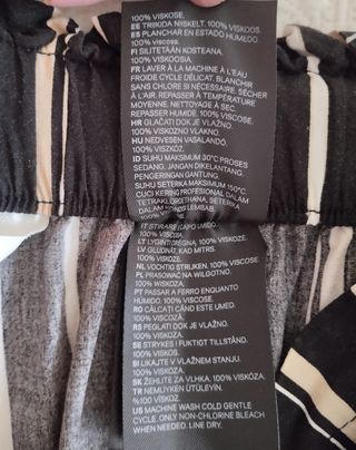 Pantalón rayas de H&M