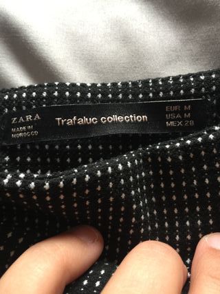 Falda pantalón con topitos