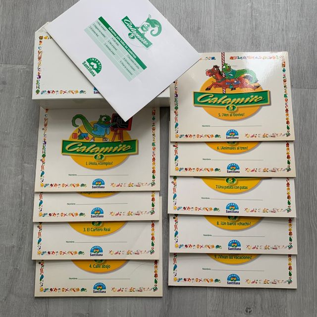 Lote Calamito. Infantil, 5 años. Santillana 1994