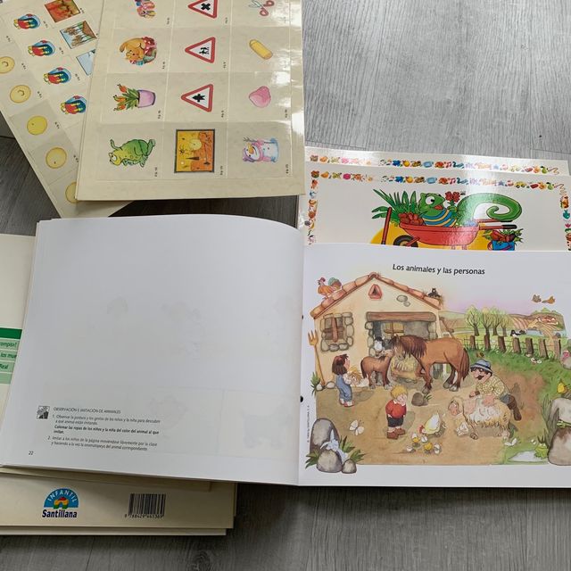 Lote Calamito. Infantil, 5 años. Santillana 1994