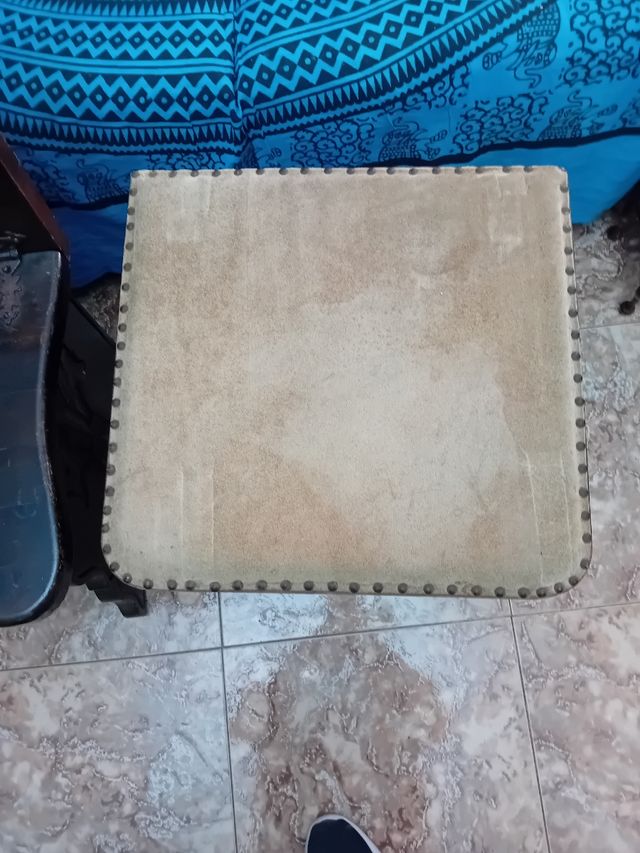 son muy antigua y madera caoba sello militar