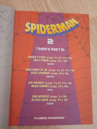 Spiderman planeta de Angostini