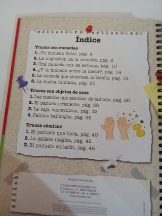 Libro mis primeros trucos de magia