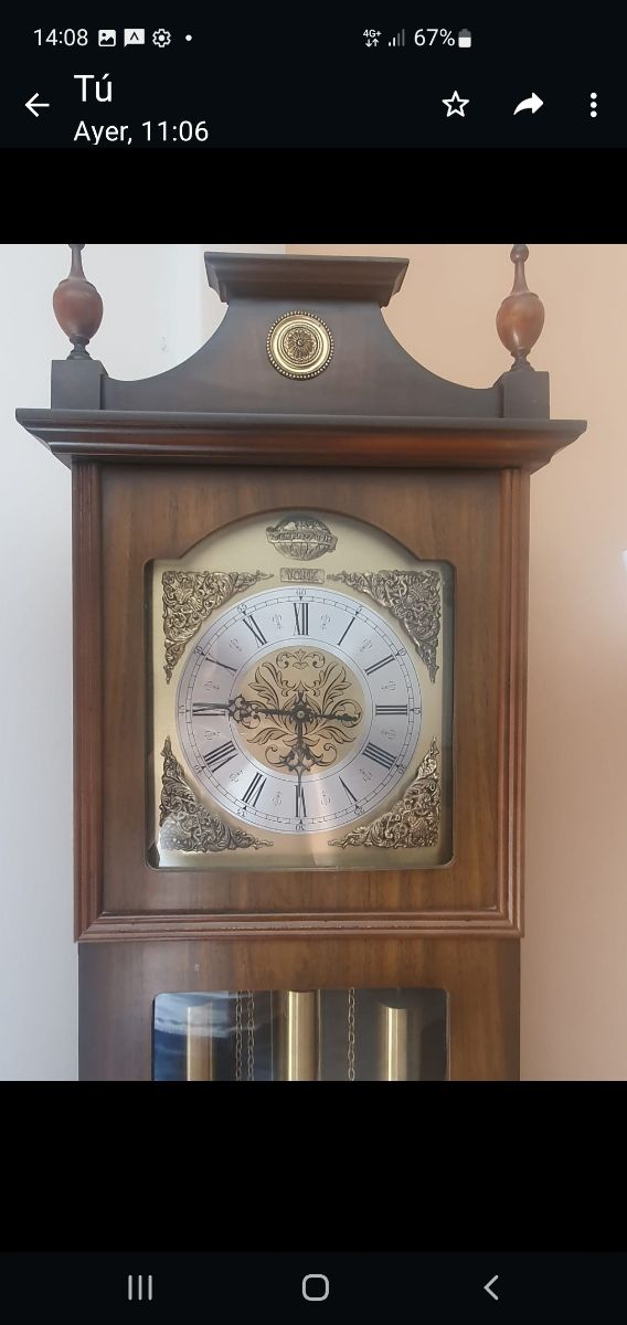 Reloj pendulo de pie