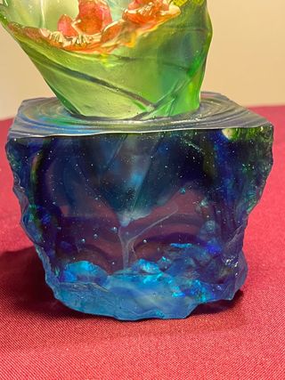 Pieza de cristal numerada Liu Li