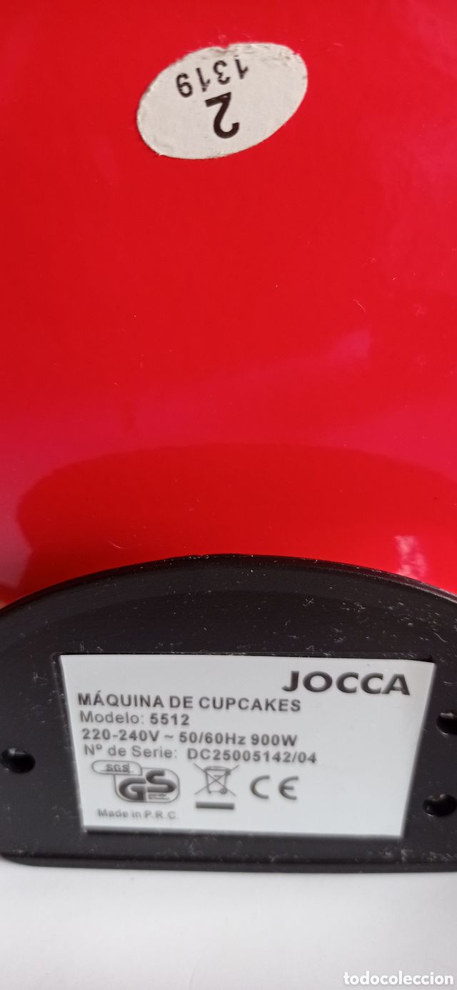 MAQUINA DE CUPCAKES / MARCA JOCCA - 900 / NUEVA