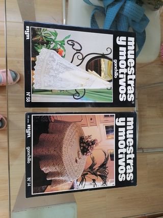 Lote de revistas antiguas de ganchillo