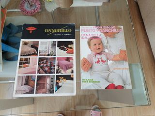Lote de revistas antiguas de ganchillo
