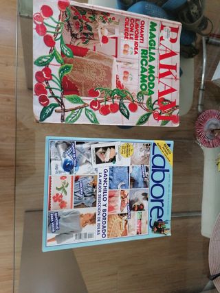 2 revistas de labores de ganchillo