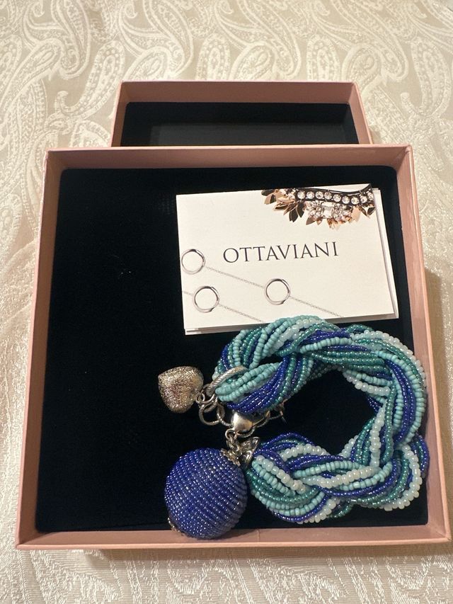 Bracciale intrecciato con ciondolo Ottaviani
