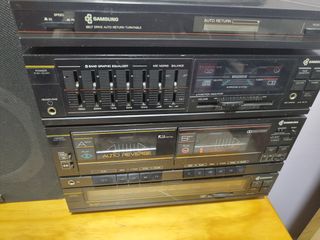 Cadena con tocadiscos samsung