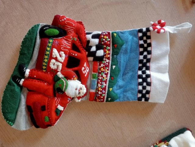 Originale calza di Natale americana