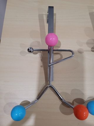 2 Colgadores puerta armario