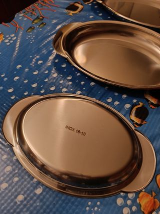 Vassoi in acciaio inox 18 /10