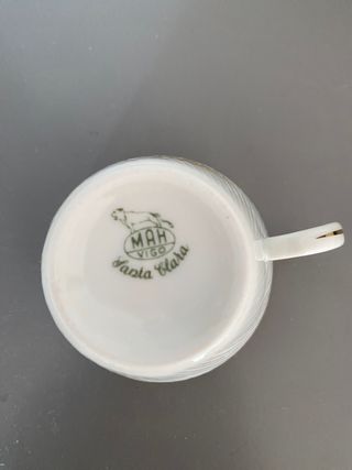 Porcelana MAH Vigo Santa Clara Juego de café