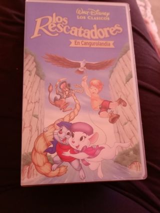 VHS original Los rescatadores en Cangurolandia
