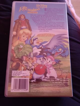 VHS original Los rescatadores en Cangurolandia