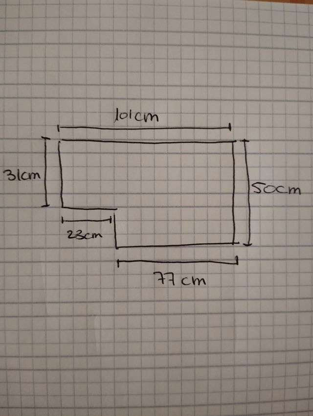 Mueble de baño de madera maciza