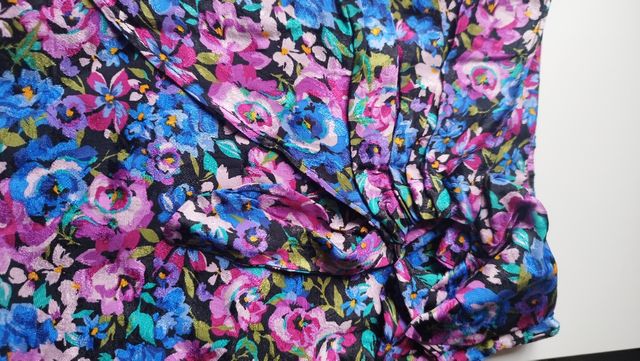 Mini falda floral Bershka