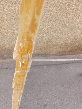 Escalera vintage de madera