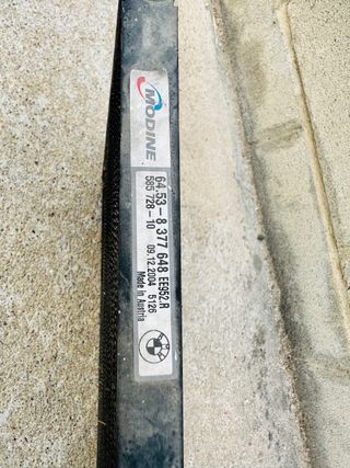 Radiador aire acondicionado Bmw X3 E83