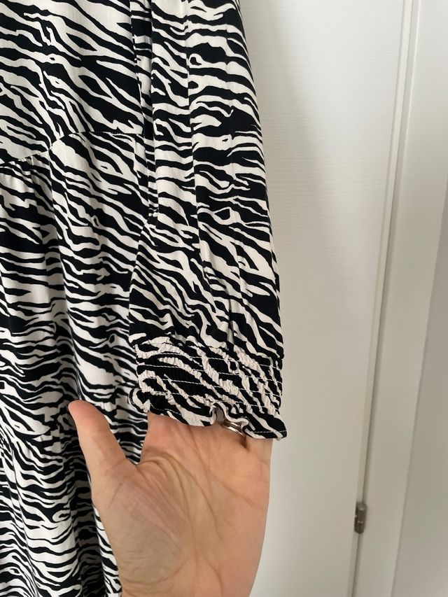 abito lungo donna animalier 