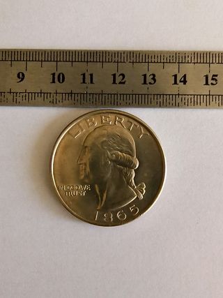 Moneda 1 dolar estados unidos 1865
