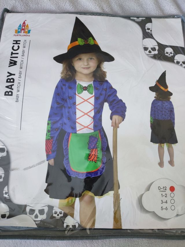 Disfraz bruja bebe