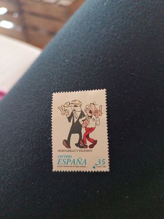 Sello Mortadelo y Filemón